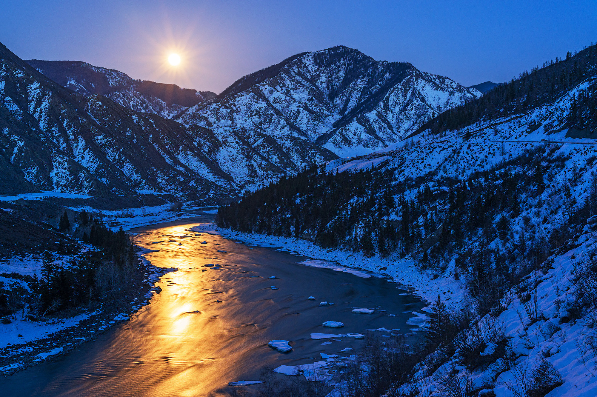 Горный алтай фото зимой Winter journey to the Altai mountains